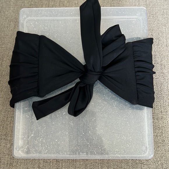 Black twist bandeau bikini - Picture 2 of 4